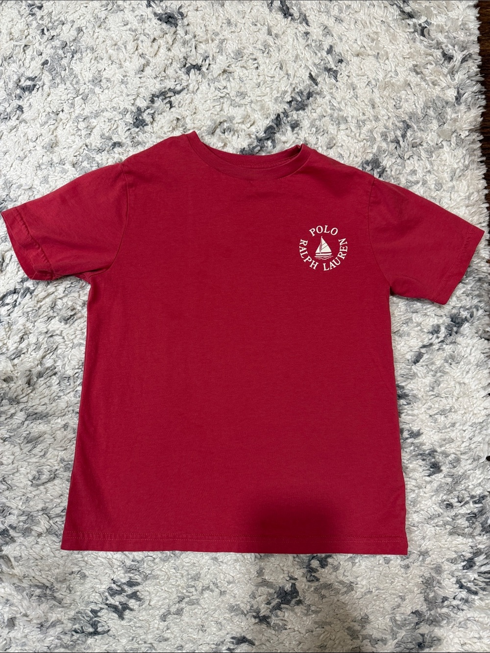 Polo by Ralph Lauren Kids Crimson Short-Sleeve Tee with Chest Logo